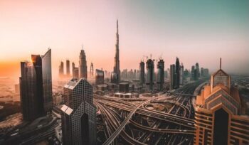 Dubai skyline at sunset - UAE Economy 2026 resilience