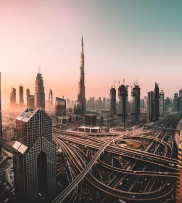 Dubai skyline at sunset - UAE Economy 2026 resilience