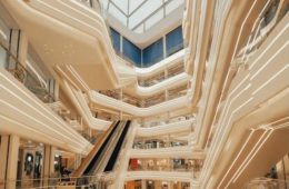 Modern shopping mall atrium interior - Franchising Expansion in the UAE
